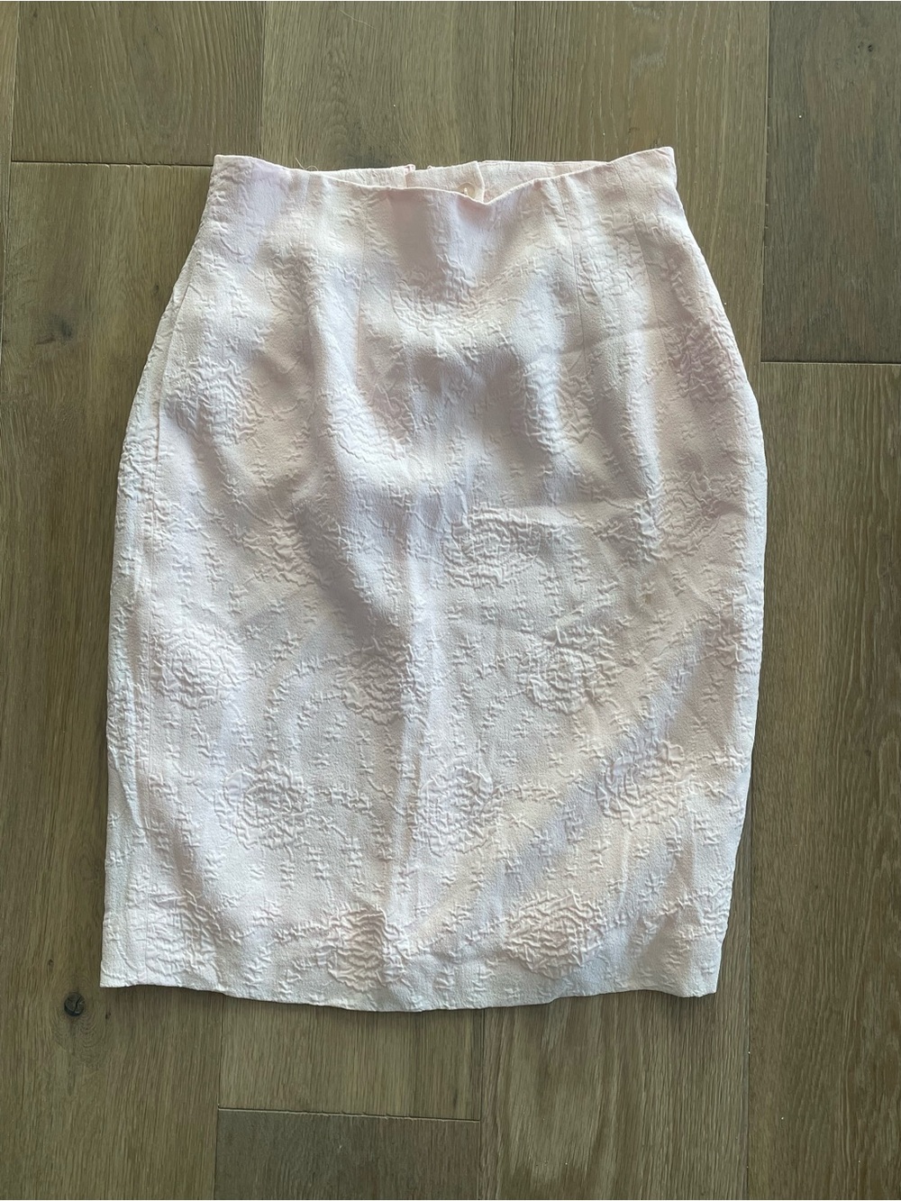 Vintage Dior Light Pink Textured Women's Jacket & Skirt Set - Picture 5 of 16
